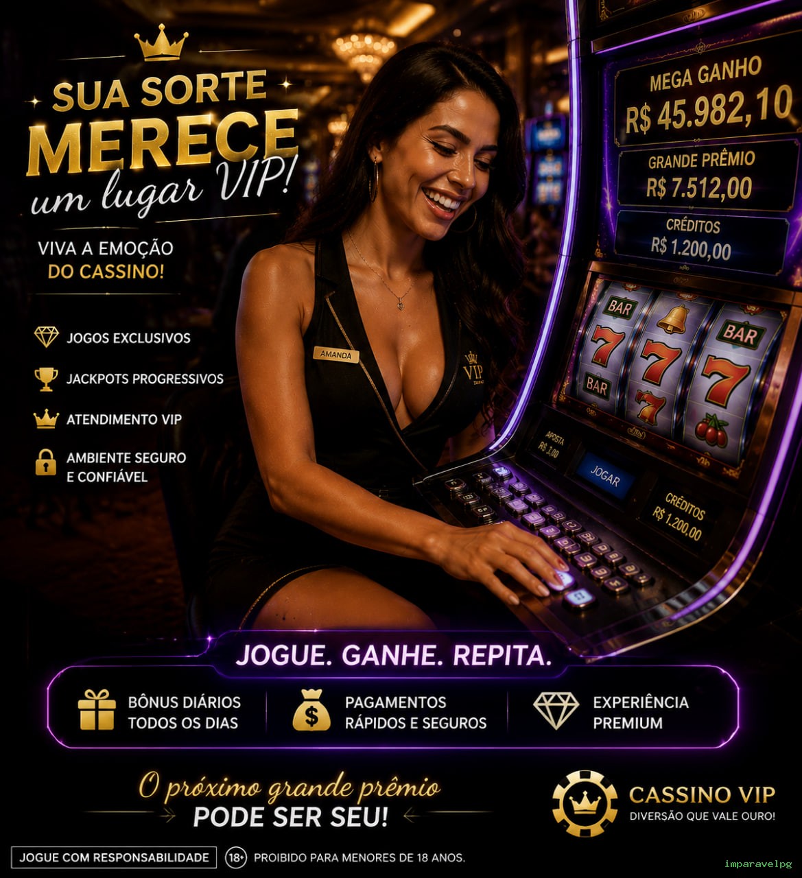 Ganhar e sacar na imparavelpg